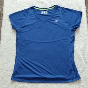 New Balance X-Large Women's Athletic Blue Top
